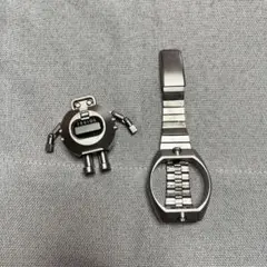 【ジャンク品】バンダイ トキマ ロボット 時計 1998