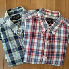【BEAMS＋】長袖シャツ チェック柄　Ｍサイズ 2枚セット
