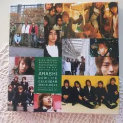嵐 NEW LIFE カレンダー 2003.4>2004.3
