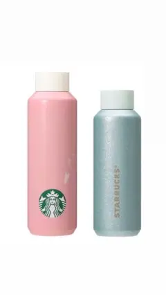 スターバックス　ステンレスボトル　グリッターミント　473ml