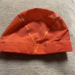 オレンジ 水泳帽 記名あり