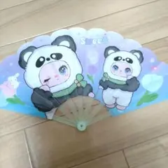 パンダキャラクター 扇子　sweet