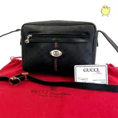 GUCCI グッチ オールドグッチ ショルダーバッグ 黒