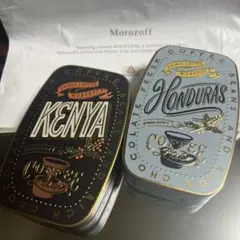 モロゾフ　チョコレート空き缶