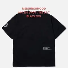 NEIGHBORHOOD NH 251 SPOT .TEE SS-7 Black