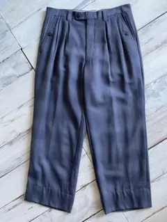VINTAGE シャドー チェック スラックス パンツ シャドウ