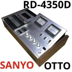 ⬜︎※後右1001 OTTO カセットデッキ　RD-4450 ⬜︎※後右1001 SANYO OTTO カセットデッキ RD-4450 ラジオ・コンポ