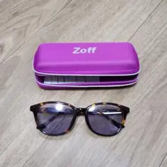 Zoff サングラス ブルー レンズ