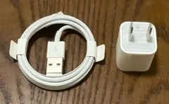 【新品未使用】LightningケーブルとACアダプタセット　Apple
