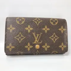 9B313/ルイヴィトン/二つ折り財布/ポルト モネ・ビエトレゾール/モノグラム