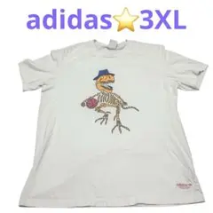3XL メンズ adidas 恐竜 Tシャツ 5 DINO TEE アディダス