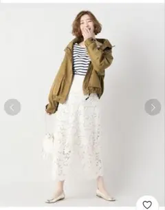 イエナ キュプラボンディングBIGシルエットブルゾン カーキ