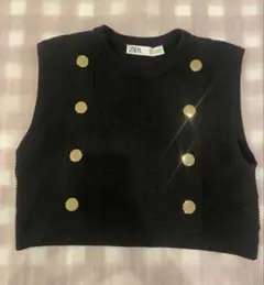 ZARA トップス　クロップド丈　ミニ丈