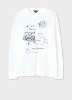 【paul smith】タイプライターコラージュプリント Tシャツ