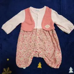 キッコリーベスト風ロンパース70cm