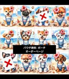 パウチ飲料 or ポーチ わんちゃんオーダーページ
