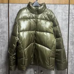 GAP RECYCLED PUFFER S オリーブ