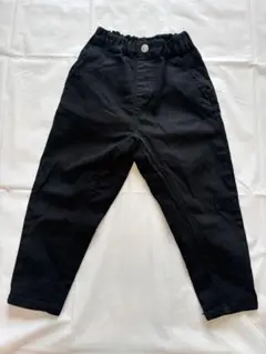 【branshes】ガーデナーテーパードパンツ ブラック パンツ 110サイズ