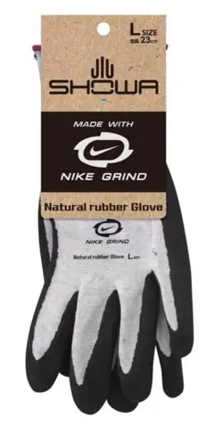 [10組入り] 319 NIKE GRIND 作業用手袋 Lサイズ 天然ゴム