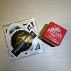G賞　ジュラシック・ワールド　フリューくじ ステッカー&スタンプ