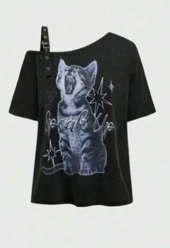グランジTシャツ猫