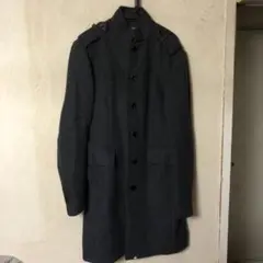 pretty green グレーのスタンドカラーのコート