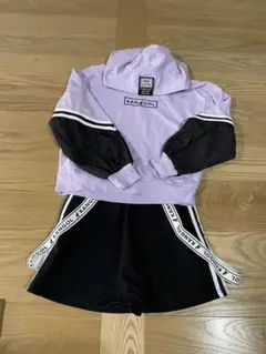 ピンクラテパーカーセットアップ