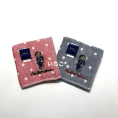 ポロラルフローレン タオルハンカチ　2枚セット　②