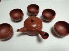 茶道具沢田琴松造朱泥皆具A345 茶道具沢田琴松造朱泥皆具A345 - メルカリ