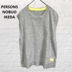 PERSONS NOBUO IKEDA♡ノースリーブカットソー TシャツM 古着