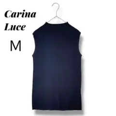Carina Luce カリーナルーチェ ノースリーブ Tシャツ M 黒