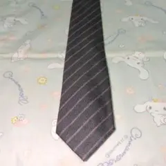 Mc DORIAN グレー ストライプ ネクタイ