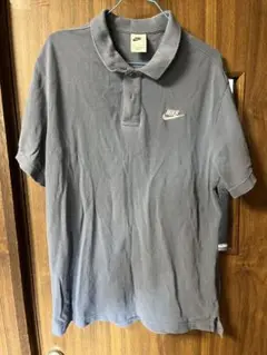 古着　Nike グレー ポロシャツ XL