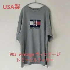90s USA製 トミーヒルフィガー TOMMY HILFIGER Tシャツ
