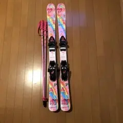 《美品》KAZAMA ROCKER 106cm ビンディング、ストック付き