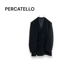 【PERCATELLO】フォーマル　礼服　テーラードジャケット　ダブル　黒