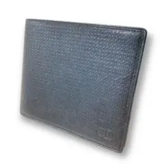 美品 ディオール Dior 折り財布 シンプル ブラック レザー