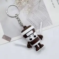 カプチーノアサシーノ 立体キーホルダー ストラップ シリコン製