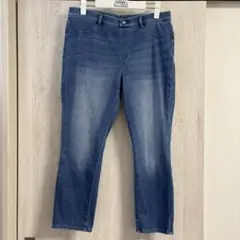 UNIQLO ストレッチレギンスパンツ　ブルー　サイズXL