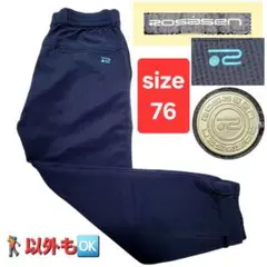 【美品】ロサーセン　ゴルフ用　パンツ　テーパード　8分丈　サイズ76　ネイビー
