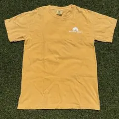I9 Nature Backs グラフィックTシャツ イエロー 古着