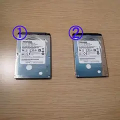 TOSHIBA 【2.5インチHDD】1TB×2個セット