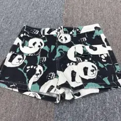 パンダ柄 ショートパンツ L