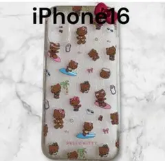 新品　日焼けキティちゃん　iPhoneケース　スマホケースiPhone16