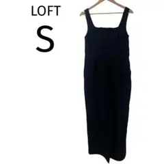 LOFT ブラック サロペット [S] 大人カワイイ