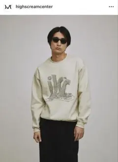 High Scream Center 25AW スウェットトレーナー