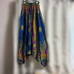 エスニック柄ハーレムパンツ