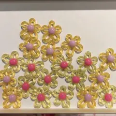 花型デコレーションパーツ 20個セット
