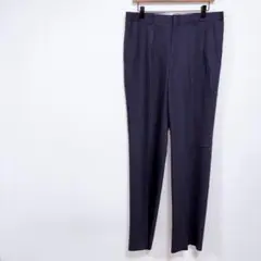 f203【ノーブランド】ウールスラックス　テーパードパンツ（M）