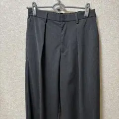 GU バレルレッグスラックス　08 DARK GRAY